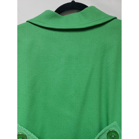 Dialogue Women’s 2X Swing Preppy Pea Coat Kelly Green Fully Lined NWT - Picture 9 of 14